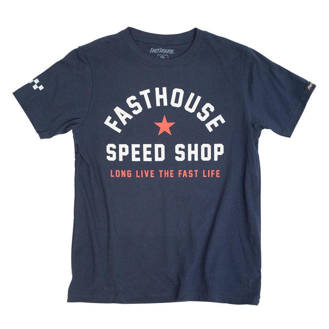 Fasthouse Youth Fast Life Tee - Indigo - Motor Psycho Sport