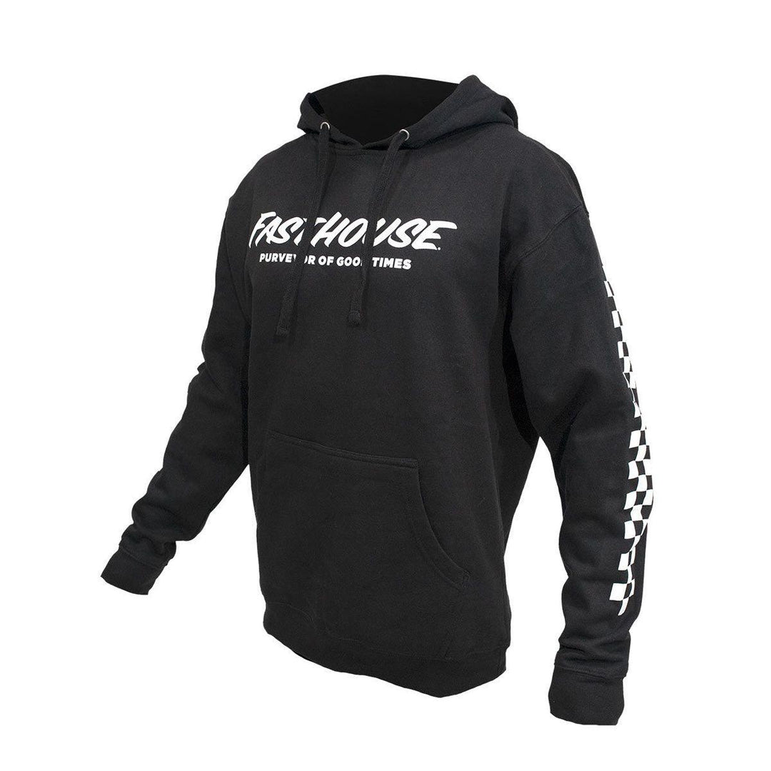 Fasthouse Youth Logo Hooded Pullover - Black - Motor Psycho Sport