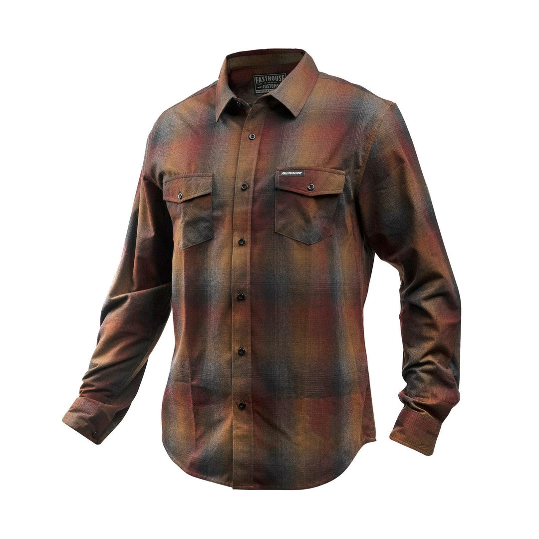 Fasthouse Youth Saturday Night Special Flannel - Dusk - Motor Psycho Sport