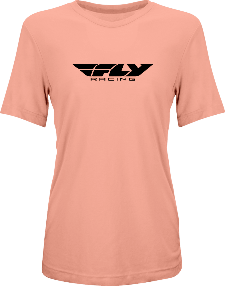 Fly Racing Women's Fly Origin Corp Tee Peach - Motor Psycho Sport