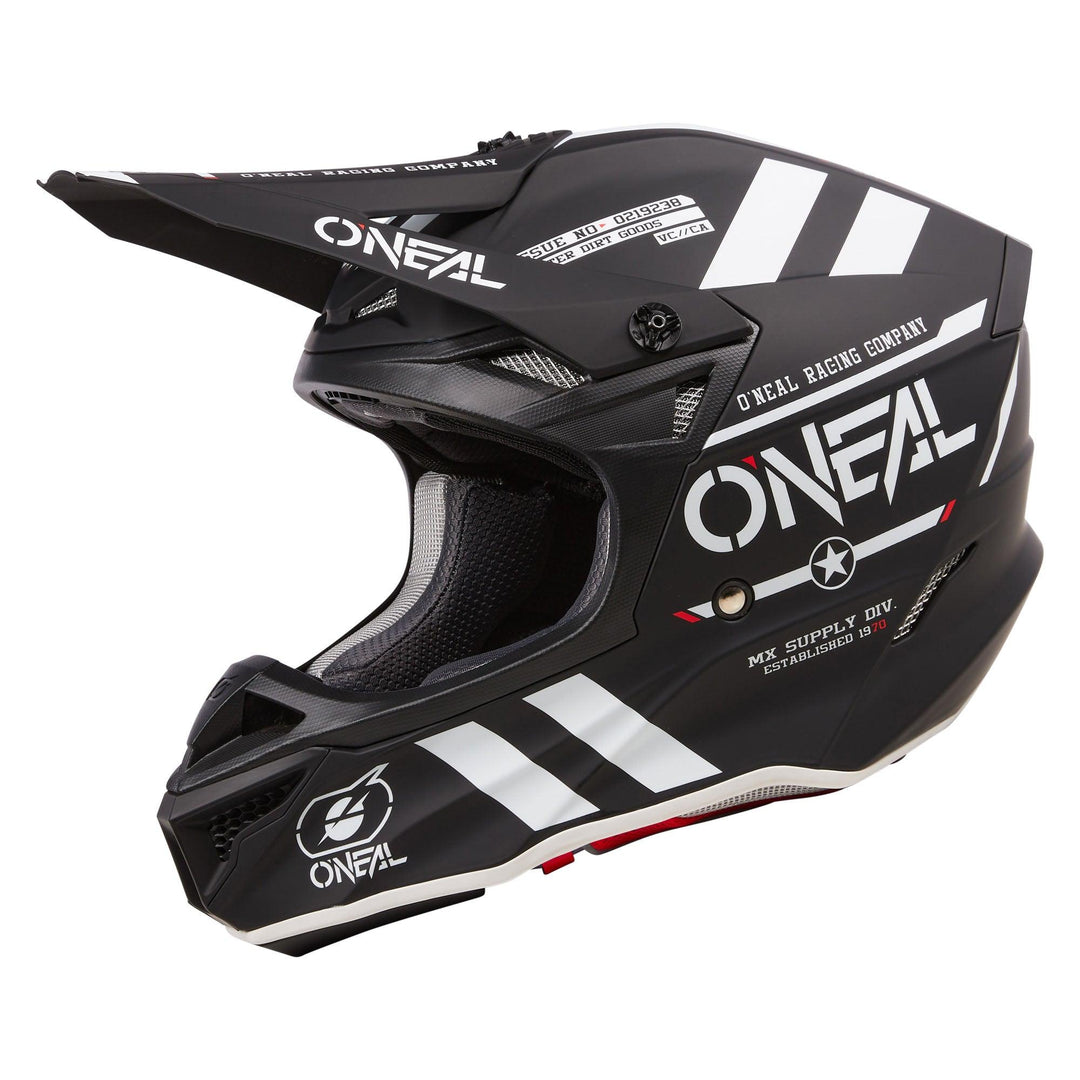 O'Neal 5 SRS Warhawk V.24 Helmet Black - Motor Psycho Sport