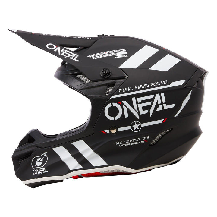 O'Neal 5 SRS Warhawk V.24 Helmet Black - Motor Psycho Sport