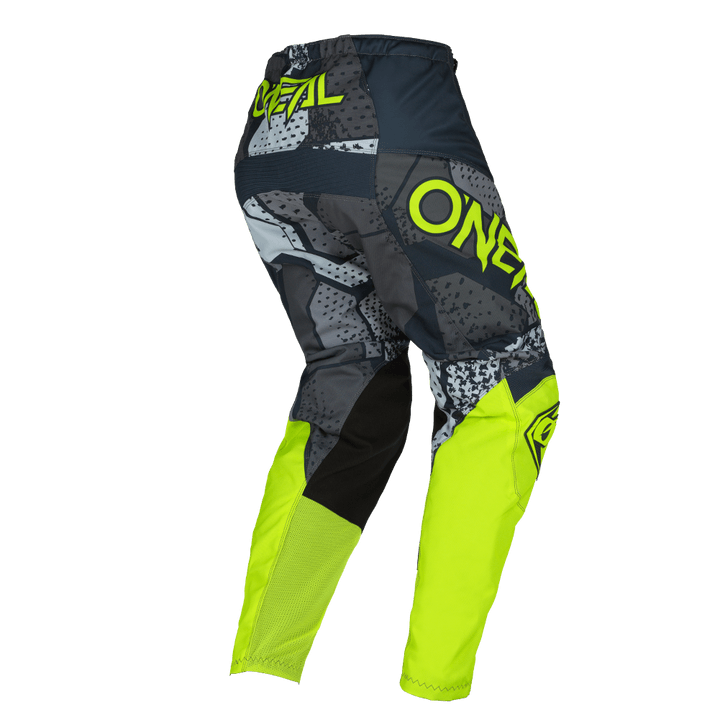 O'Neal Element Camo Pant Gray/Neon Yellow - Motor Psycho Sport