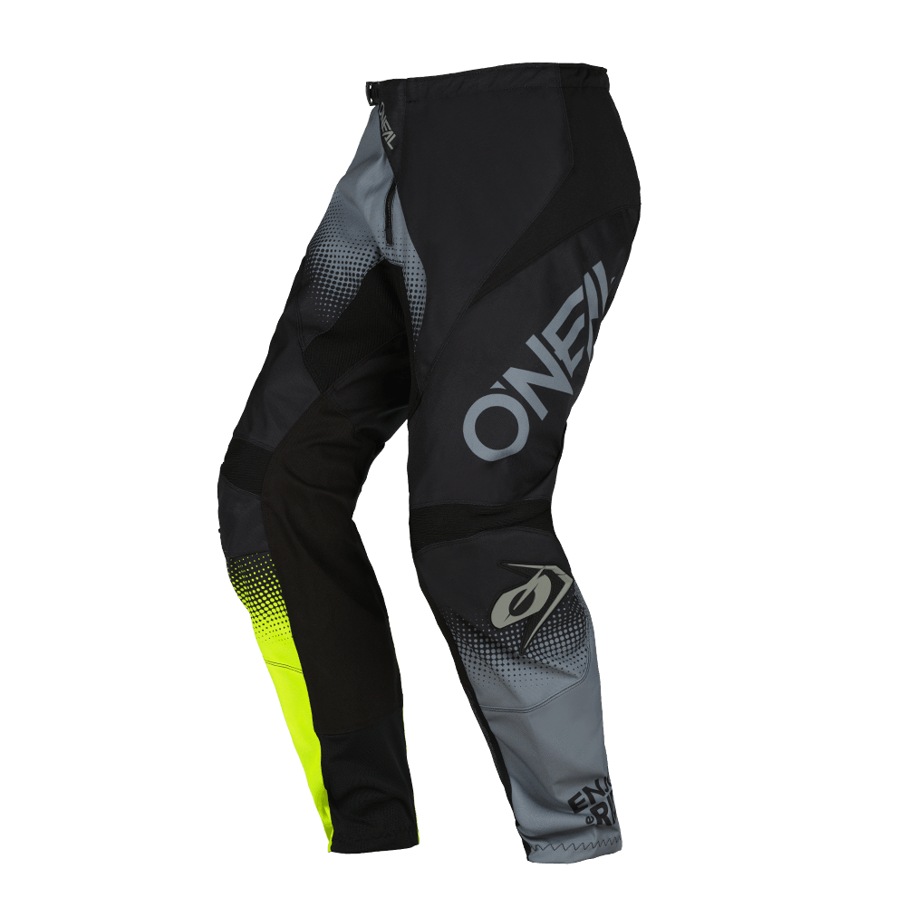 O'Neal Element Racewear Pant Black/Gray/Neon Yellow - Motor Psycho Sport