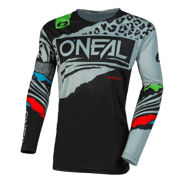 O'Neal Mayhem Wild V.23 Jersey Black/Gray - Motor Psycho Sport