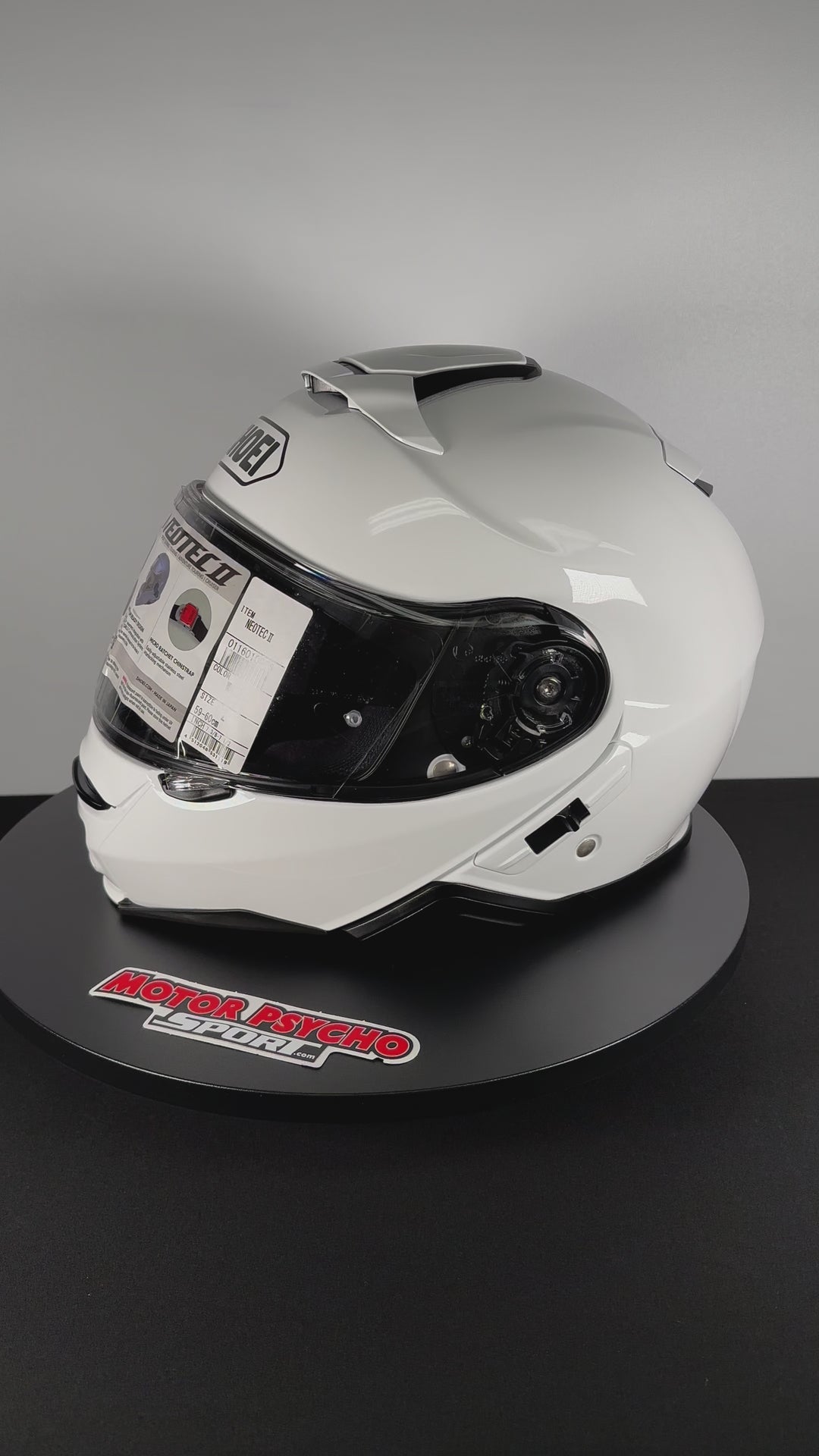 Shoei Neotec II Modular Helmet - White - Size Large - USED LIKE NEW