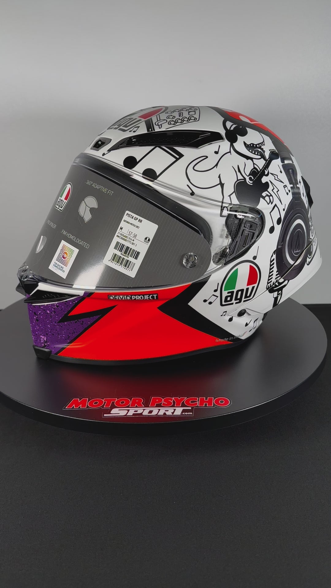 AGV Pista GP RR Helmet - Guevra Limited Edition - Size M - OPEN BOX