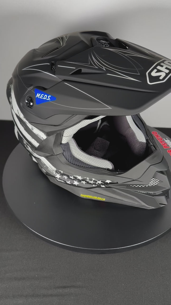 Shoei VFX-EVO Faithful Helmet - TC-5 Matte Black/Gray/White