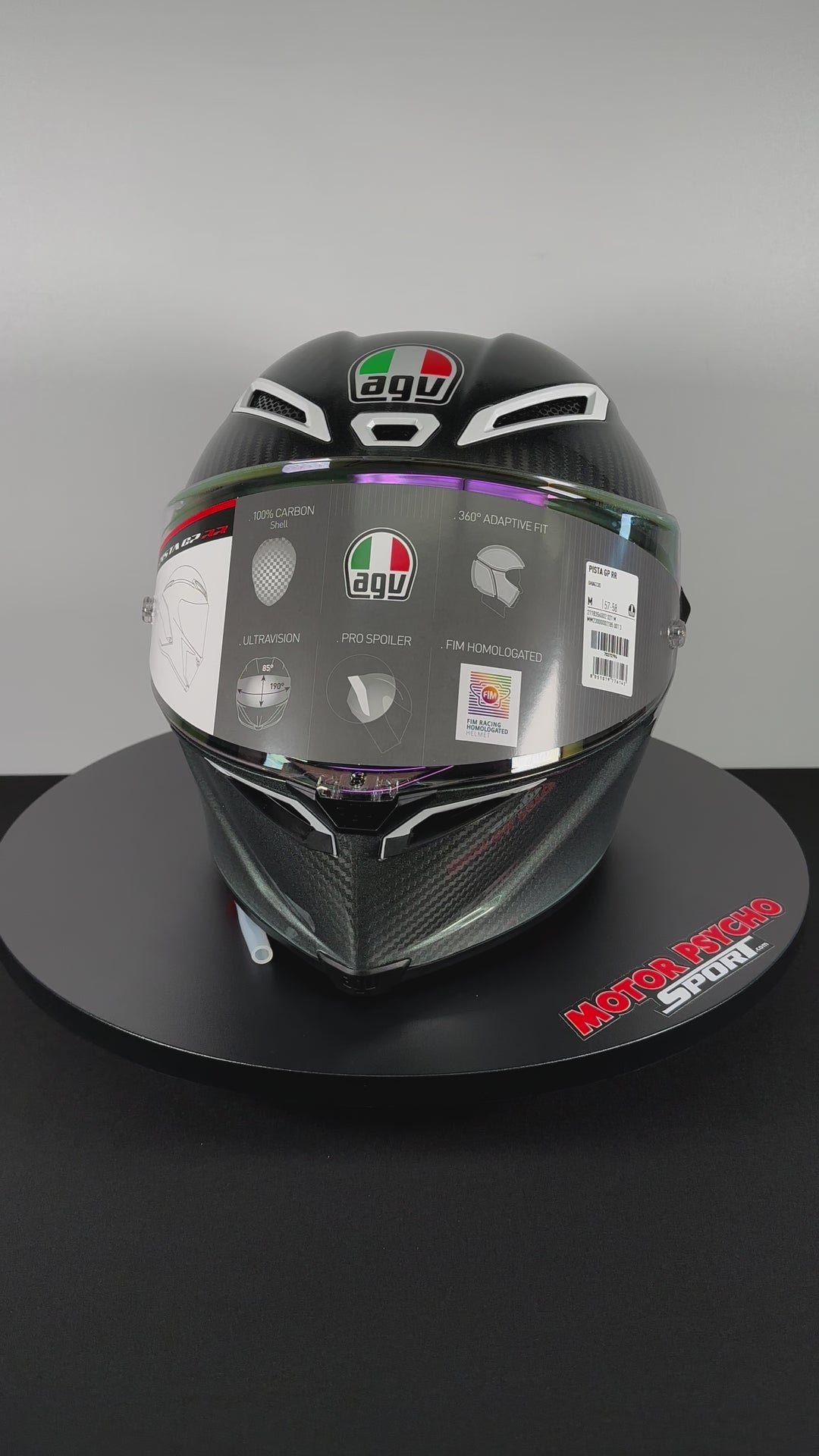 AGV Pista GP RR Helmet - Ghiaccio Limited Edition