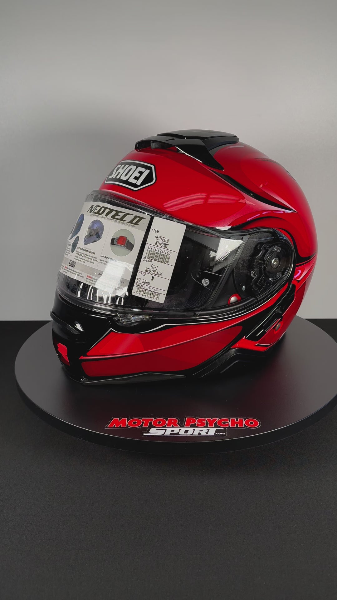 Shoei Neotec II Winsome Modular Helmet - TC-1 Red/Black