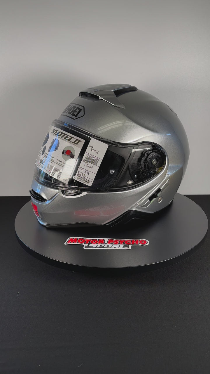 Shoei Neotec II Modular Helmet - Silver - Size XXL - OPEN BOX