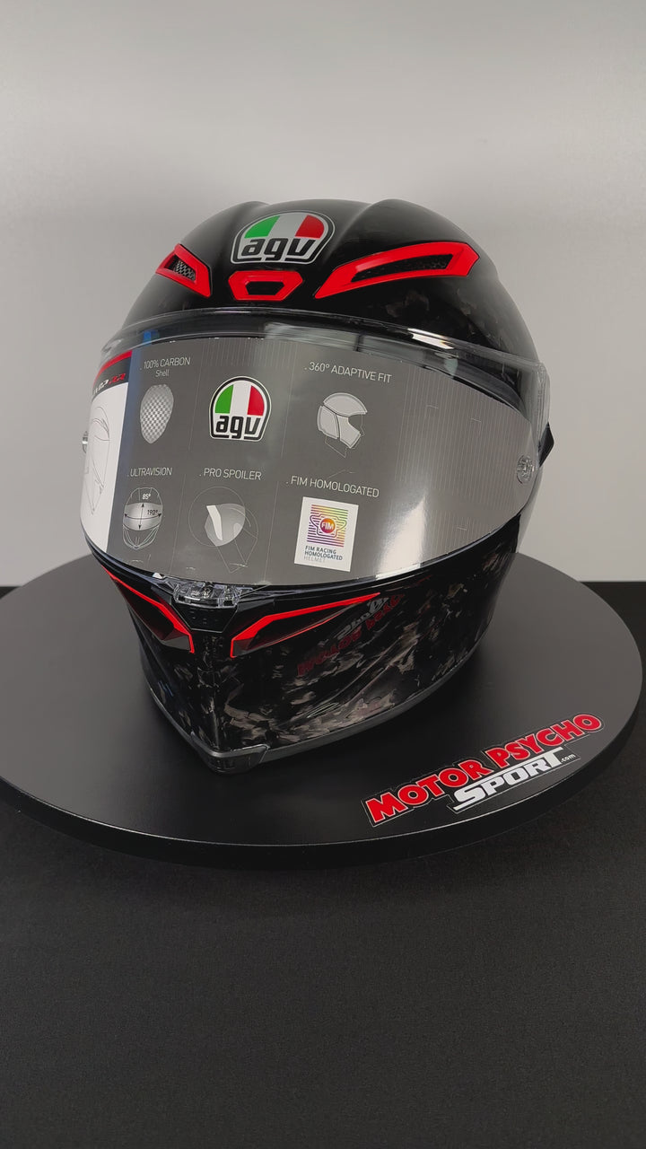 AGV Pista GP RR Italia Carbonio Forgiato Helmet - Size Medium -OPEN BOX