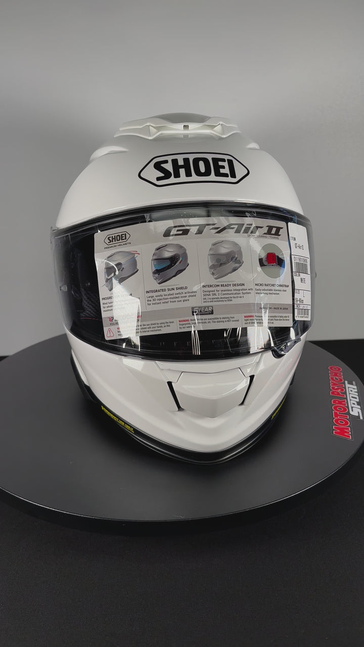 Shoei GT-Air II Helmet - White - Size Large - USED LIKE NEW