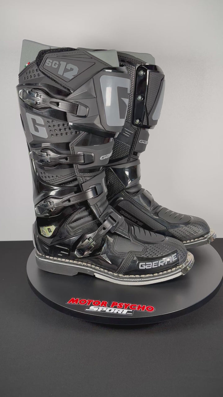 Gaerne SG-12 Boots - Black - Size 12 - OPEN BOX