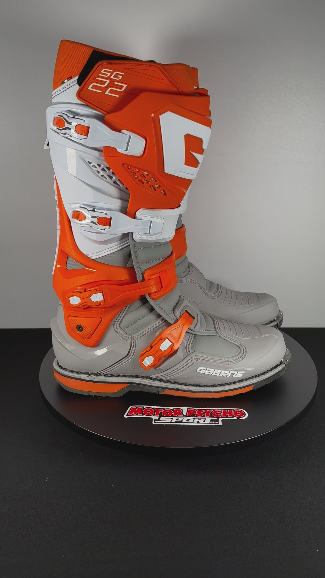 Gaerne SG-22 Boots - Orange/White/Grey