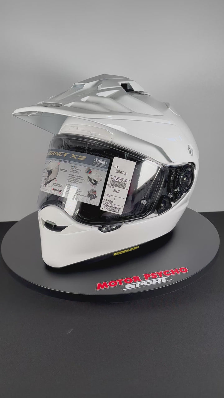 Shoei Hornet X2 Adventure Helmet - White