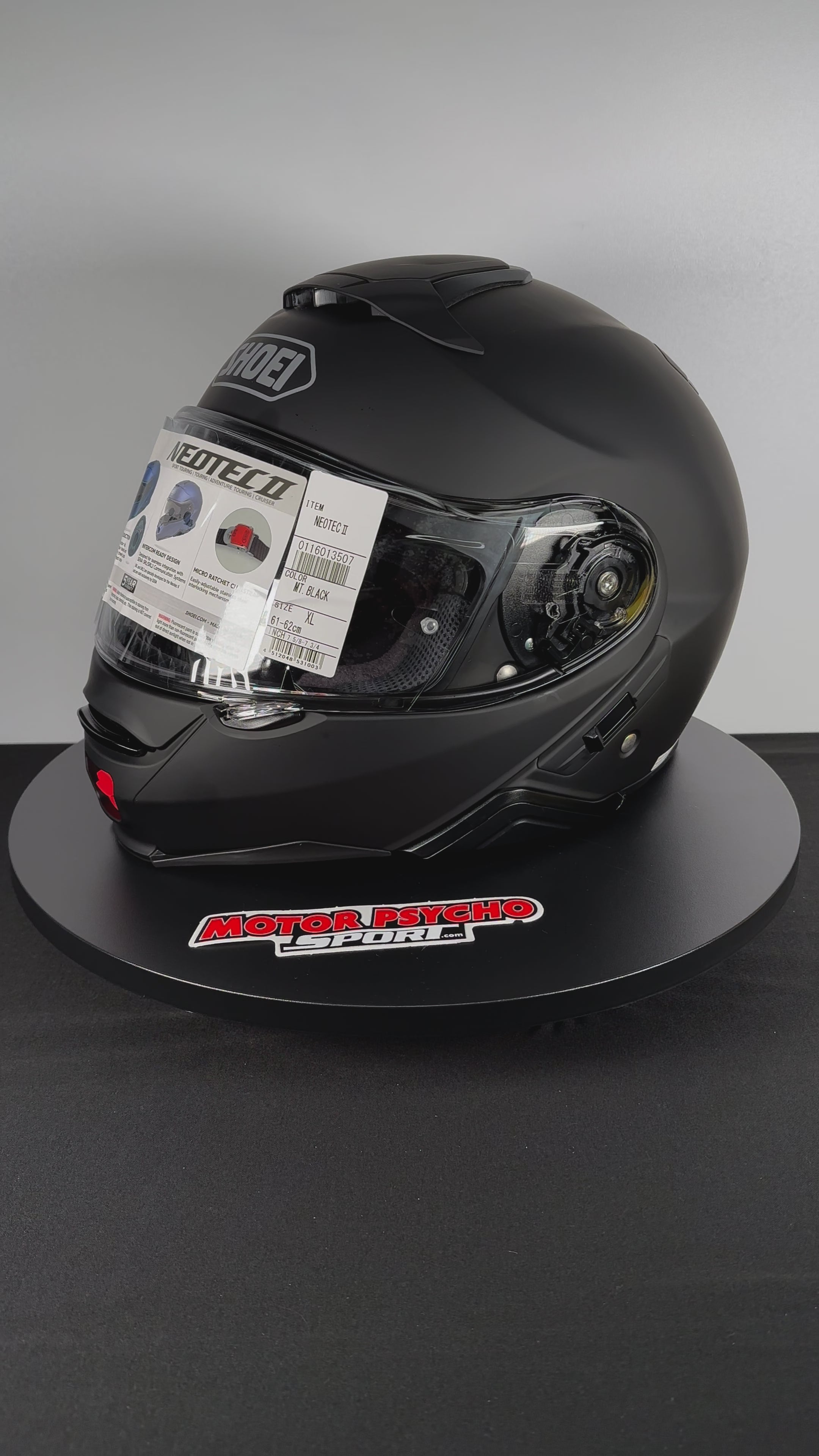 Shoei Neotec II Modular Helmet - Matte Black