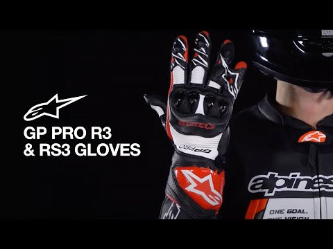 Alpinestars GP Pro RS3 Gloves - Black - Size M - USED LIKE NEW