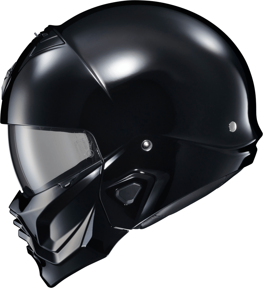 Scorpion Exo Covert 2 Open-Face Helmet Gloss Black - Motor Psycho Sport