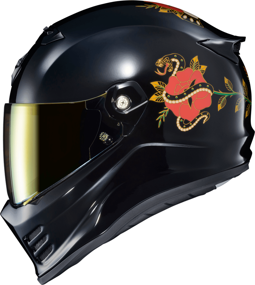 Scorpion Exo Covert FX Full Face Helmet The Litas Gloss Black - Motor Psycho Sport