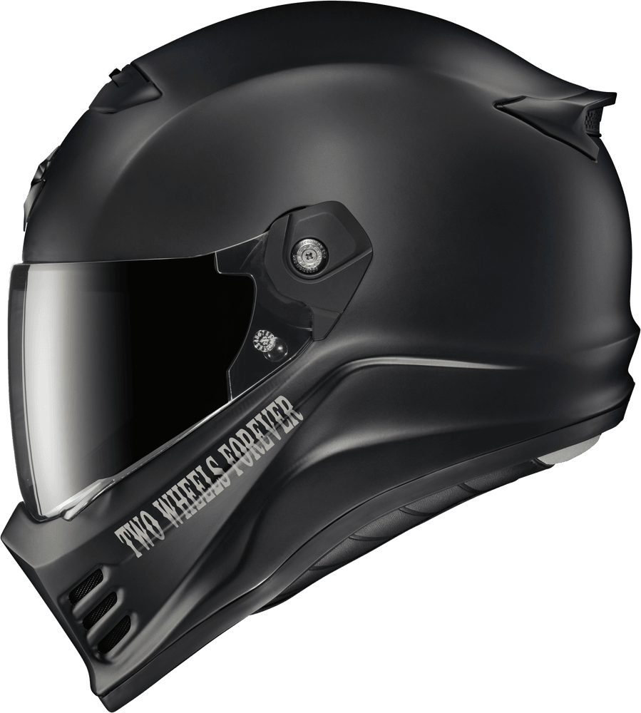 Scorpion Exo Covert FX Full Face Helmet Vtwin Visionary Matte Black - Motor Psycho Sport