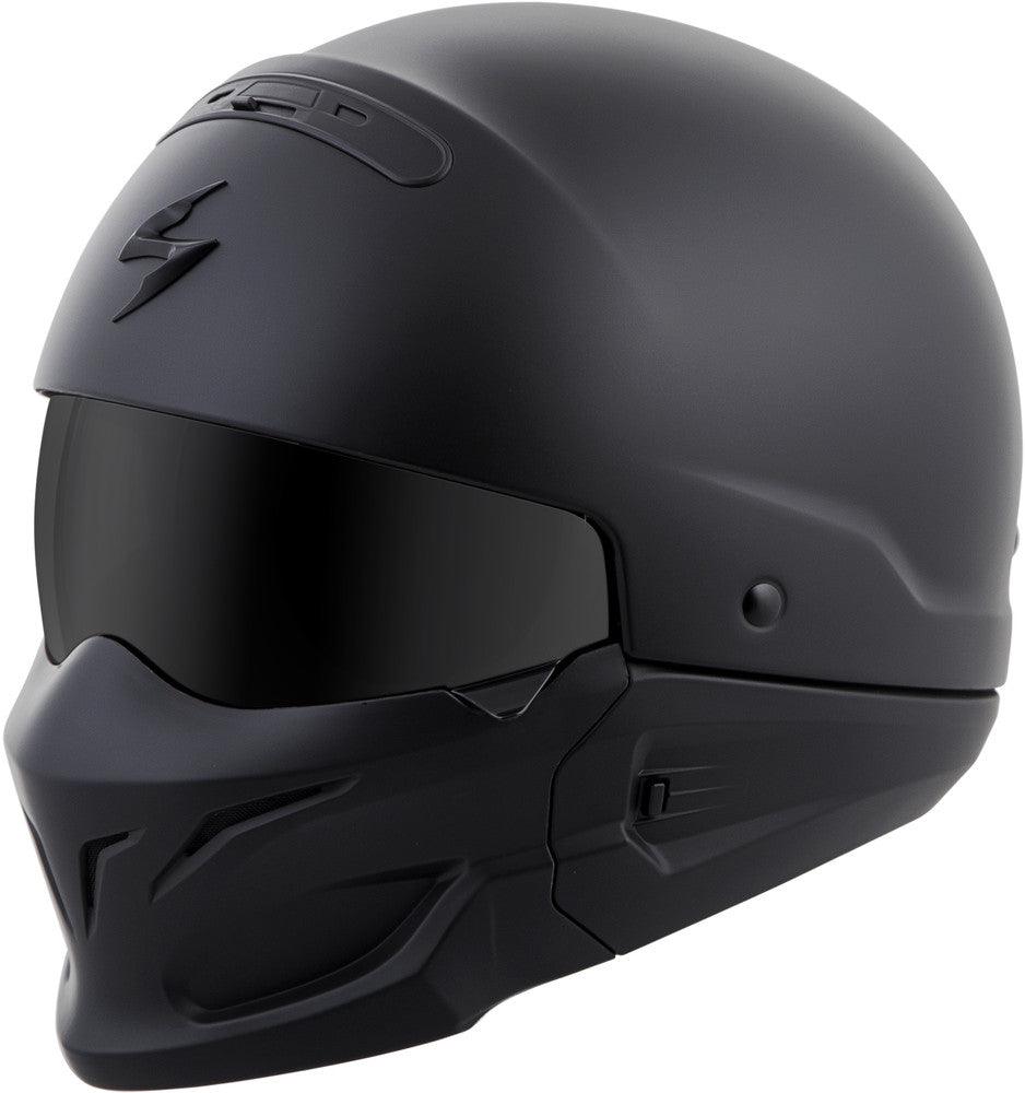 Scorpion Exo Covert Open-Face Helmet Matte Black - Motor Psycho Sport