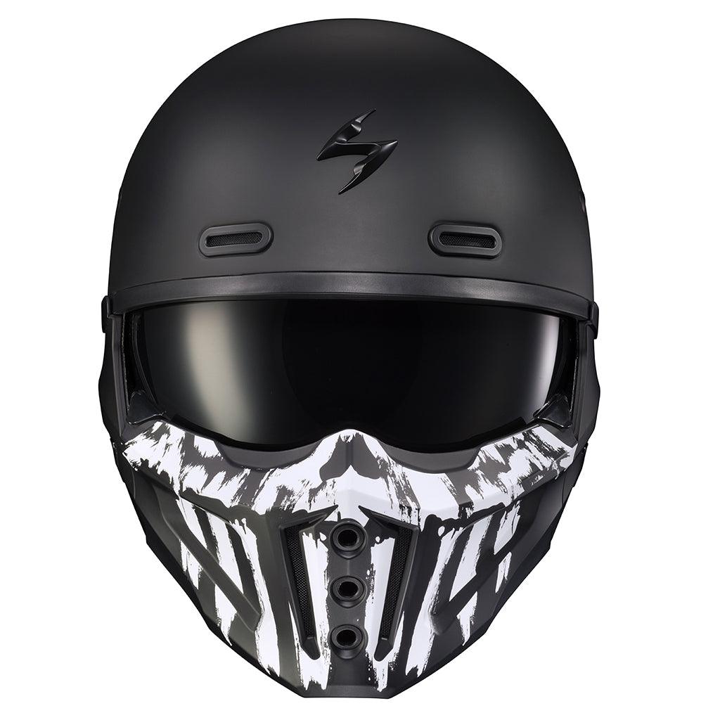 Scorpion Exo Covert X Face Mask Marauder Matte Black - Motor Psycho Sport