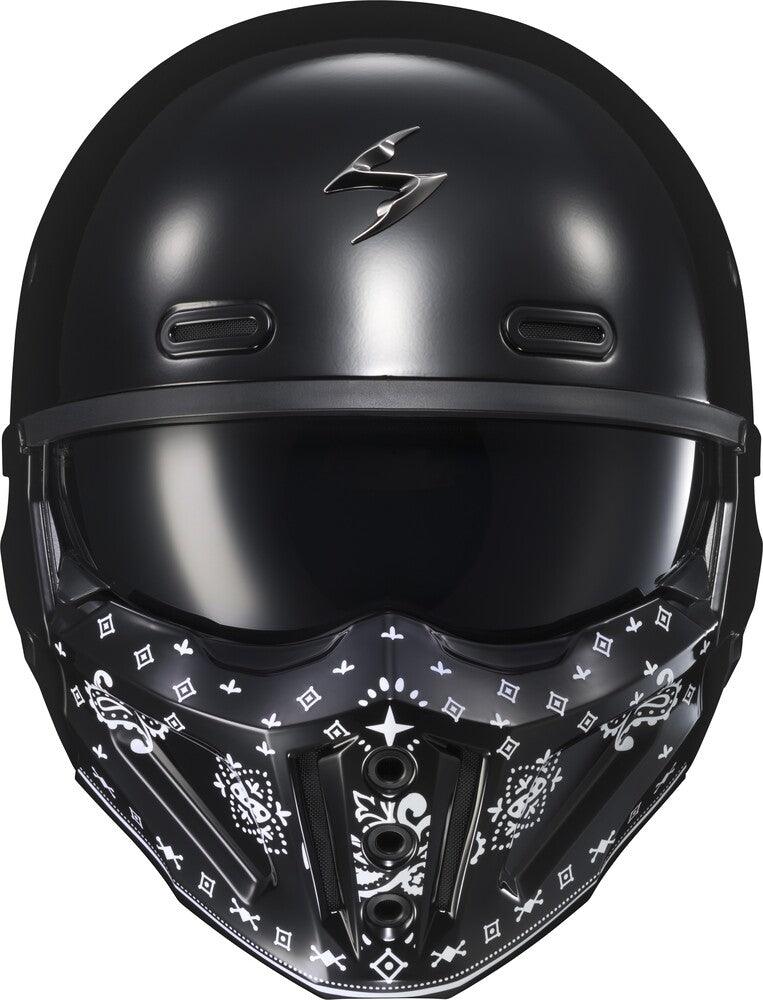 Scorpion Exo Covert X Mask Bandana Gloss Black - Motor Psycho Sport