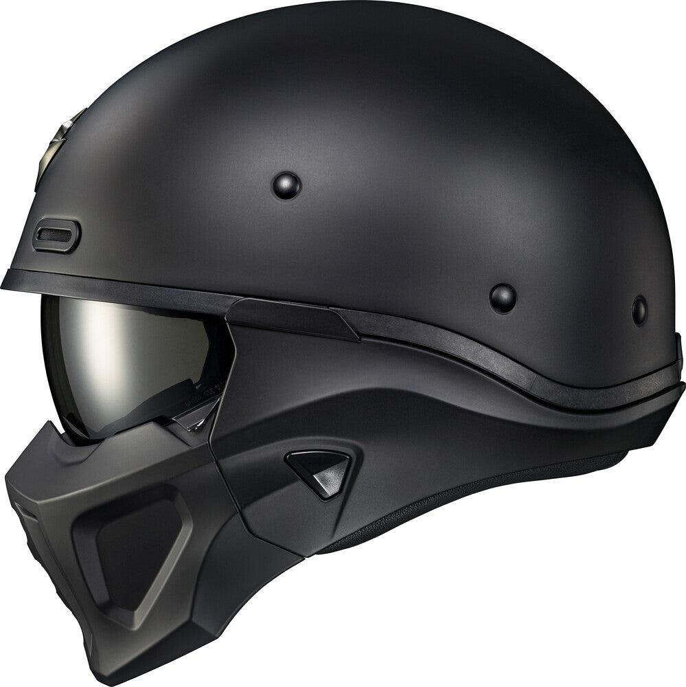 Scorpion Exo Covert X Open-Face Helmet Matte Black - Motor Psycho Sport