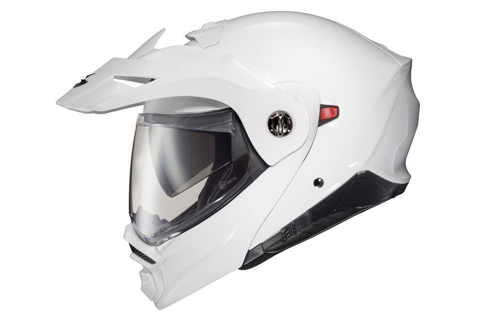 Scorpion Exo EXO-AT960 Modular Helmet Gloss White - Motor Psycho Sport