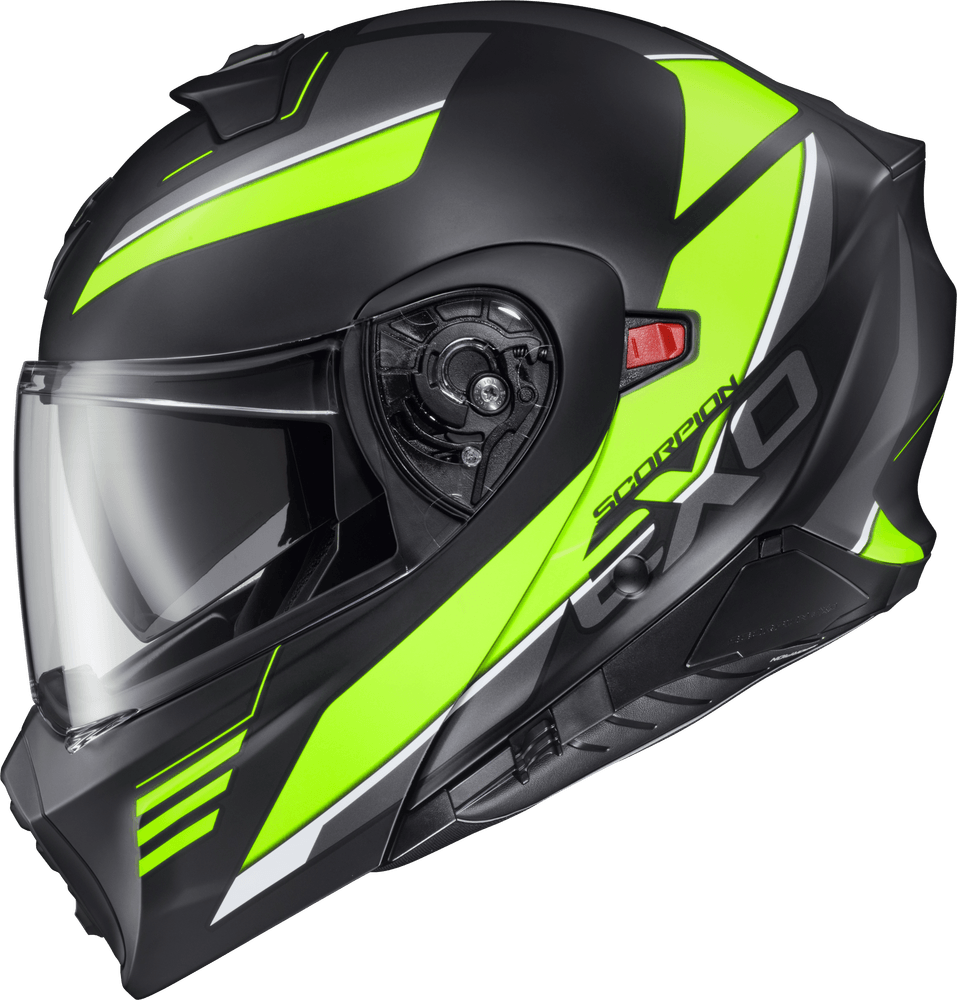 Scorpion Exo Exo-GT930 Transformer Helmet Modulus Hi-Vis - Motor Psycho Sport