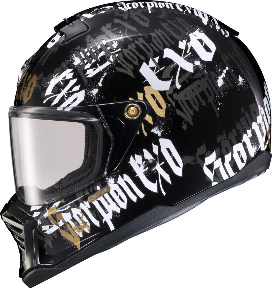 Scorpion Exo Exo-HX1 Full-Face Helmet Blackletter - Motor Psycho Sport