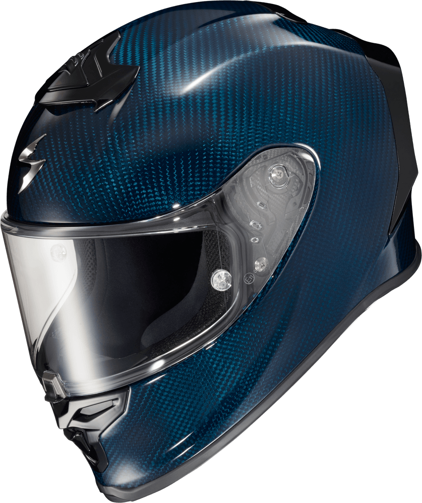 Scorpion Exo Exo-R1 Air Full Face Helmet Carbon Blue - Motor Psycho Sport