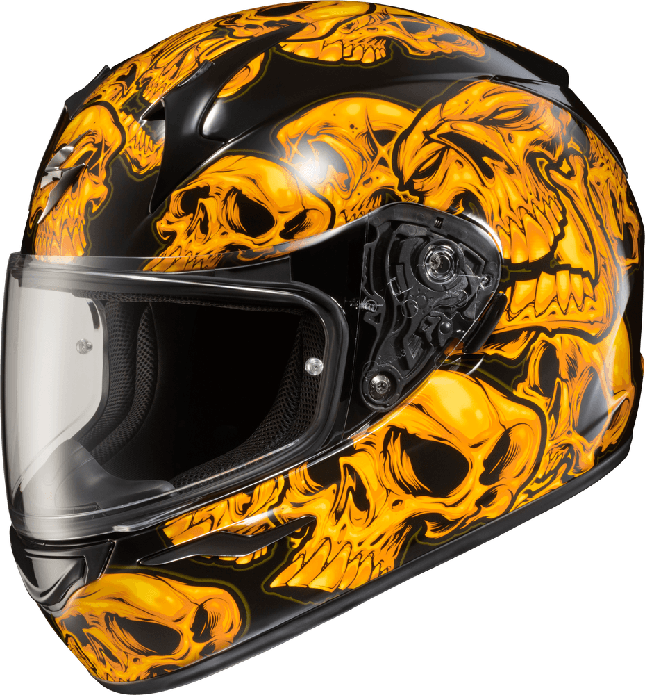 Scorpion Exo EXO-R320 Full-Face Helmet Skull-E Orange - Motor Psycho Sport