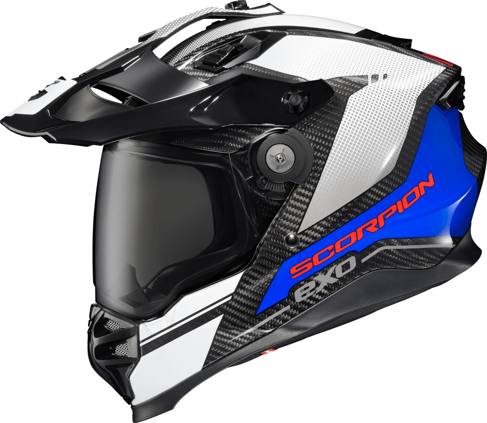 Scorpion Exo XT9000 Carbon Full-Face Helmet Trailhead White - Motor Psycho Sport