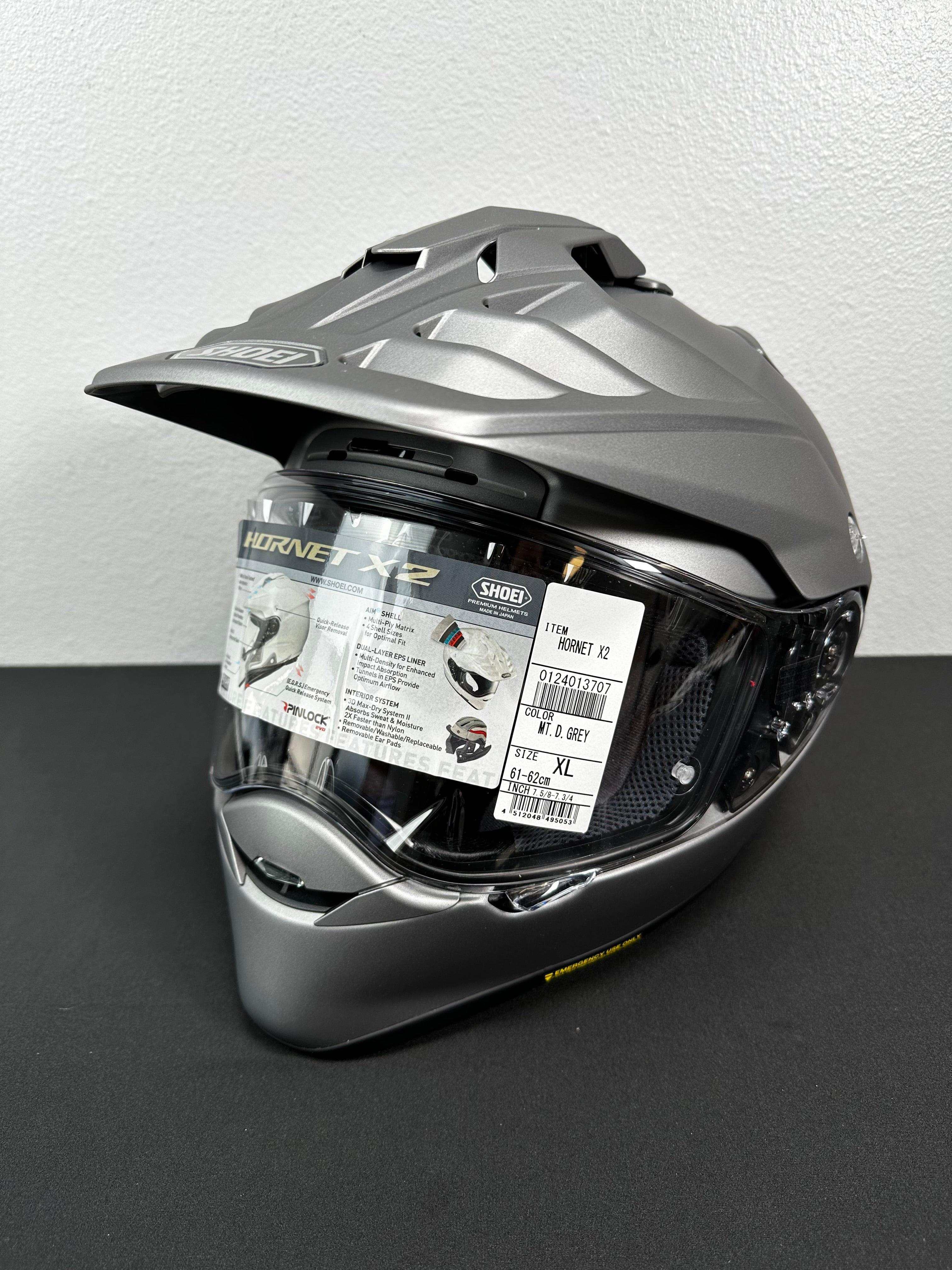 Shoei Hornet X2 Adventure Helmet - Matte Deep Gray - Size XL - USED / OPEN  BOX