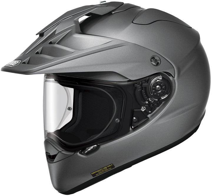 Shoei Hornet X2 Adventure Helmet - Matte Deep Gray - Size XL - OPEN BOX - Motor Psycho Sport