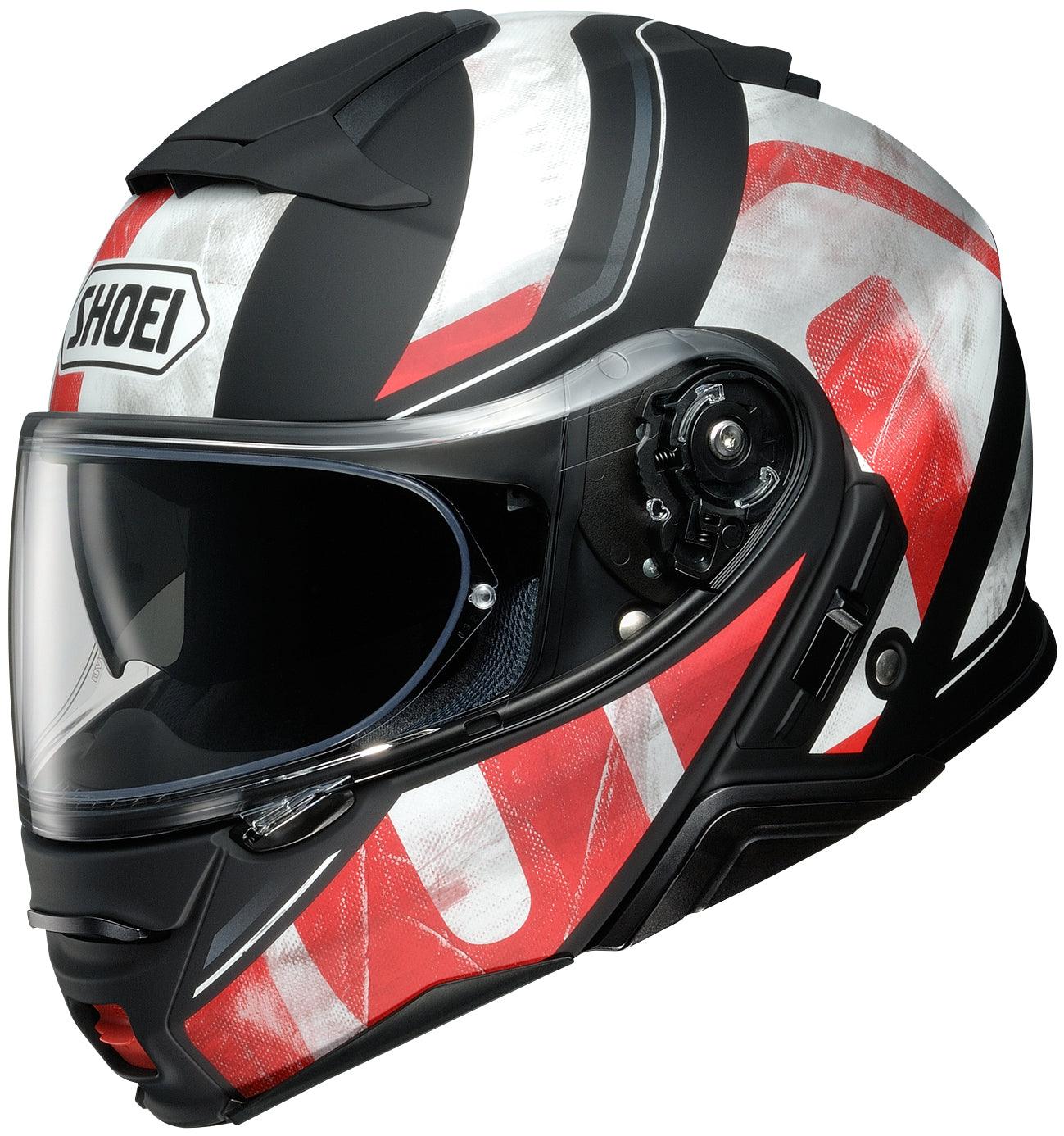 Shoei Neotec II Jaunt Modular Helmet - TC-1 Matte White/Red/Black