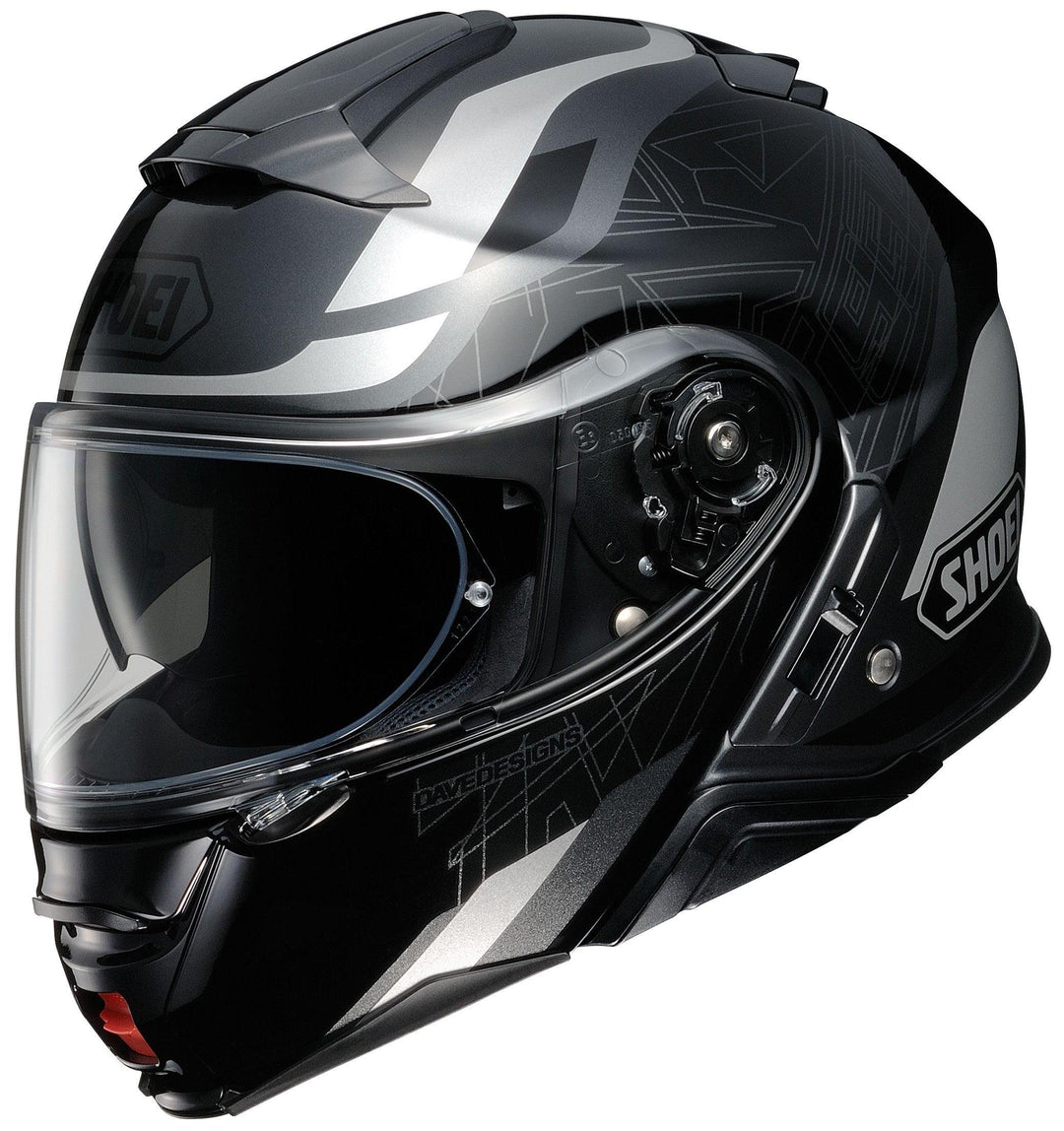 Shoei Neotec II MM93 Collection 2-Way Modular Helmet - TC-5 Black/Gray/Silver - Size XL - OPEN BOX - Motor Psycho Sport