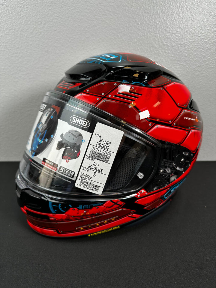 SHOEI RF-1400 Fortress TC-1 Helmet - Size Small - OPEN BOX - Motor Psycho Sport