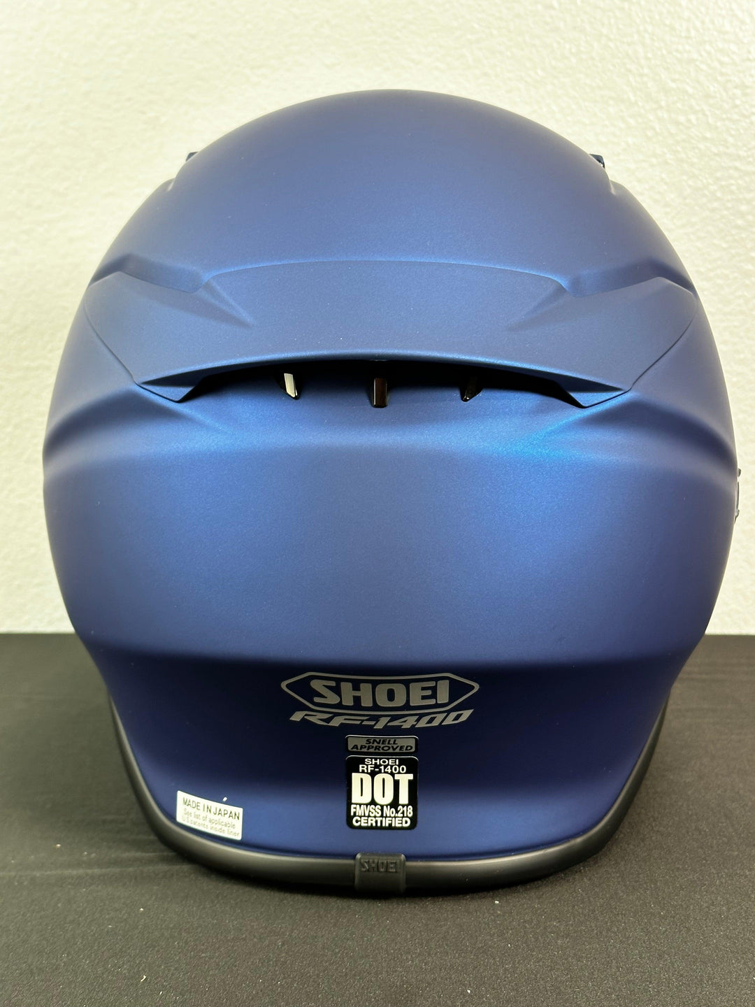 Shoei RF-1400 Helmet - Matte Blue - Size Large - OPEN BOX - Motor Psycho Sport