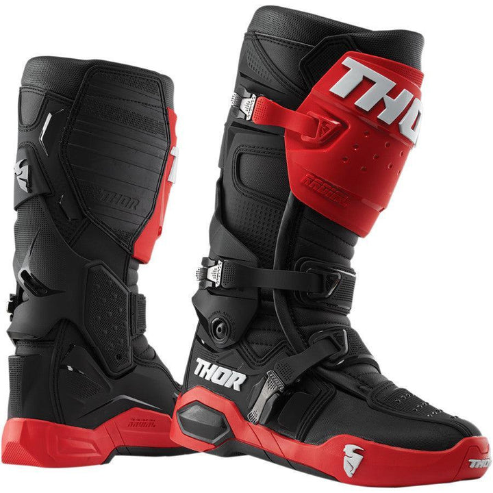 Thor Radial Red/Black Boots 2022 - Motor Psycho Sport