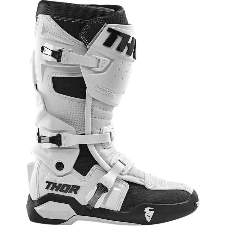 Thor Radial White Boots 2022 - Motor Psycho Sport