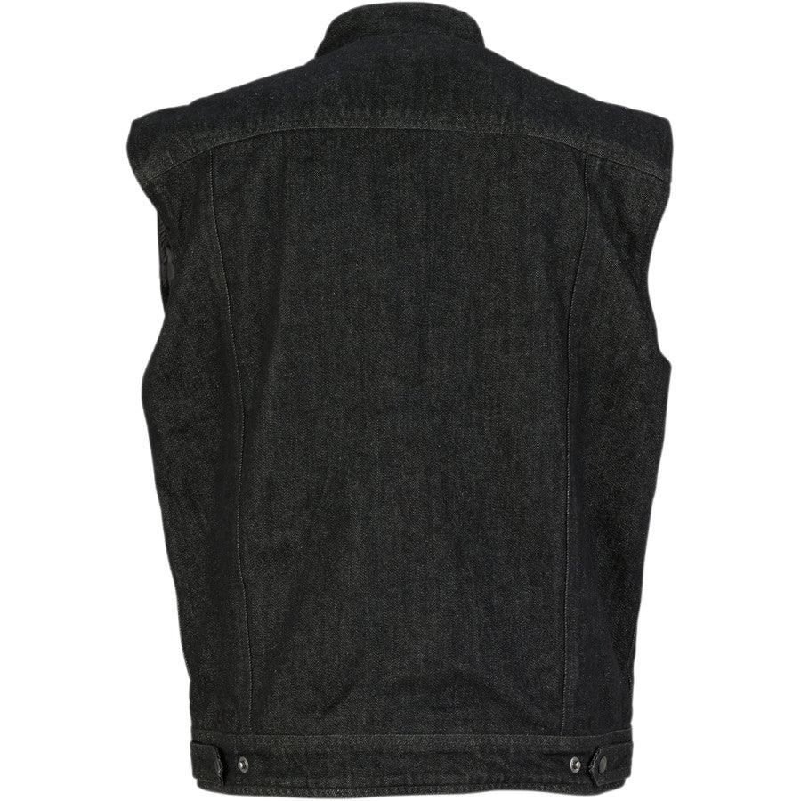 Z1R Denim Vest - Black - Motor Psycho Sport