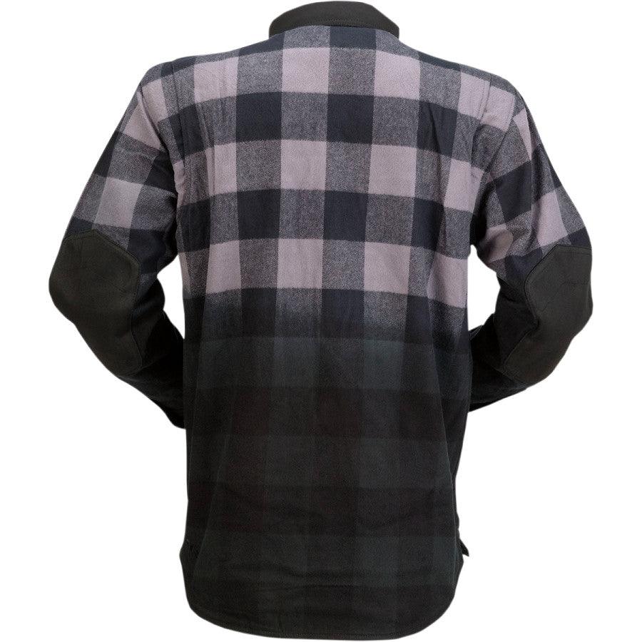 Z1R Duke Ombre Flannel Shirt - Gray/Black - Motor Psycho Sport