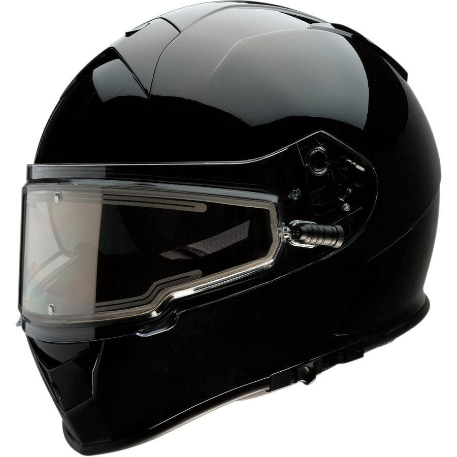 Z1R Warrant Snow Electric Helmet - Black - Motor Psycho Sport