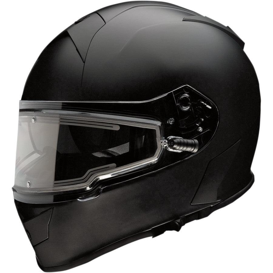 Z1R Warrant Snow Electric Helmet - Flat Black - Motor Psycho Sport