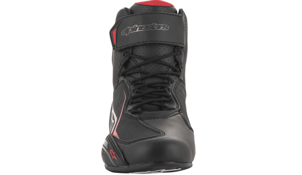 Alpinestars Faster-3 Shoes Black/Gray/Red - Motor Psycho Sport