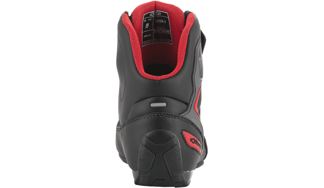 Alpinestars Faster-3 Shoes Black/Gray/Red - Motor Psycho Sport